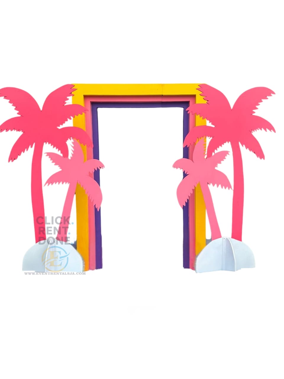 Pink Tropical Entrance