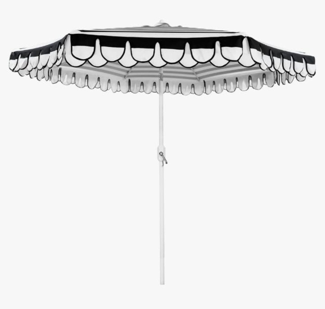 Black & White Stripe Ummbrella