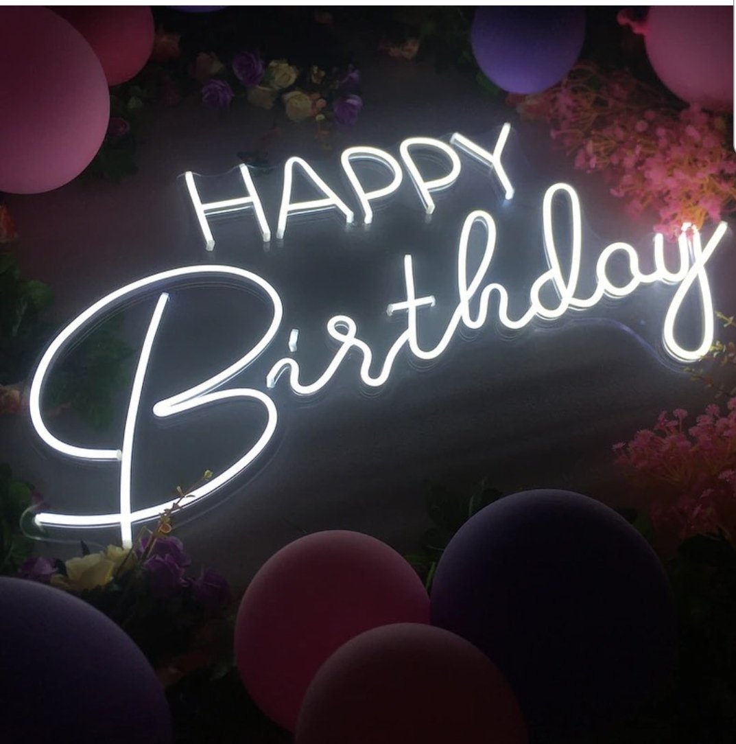 Happy Birthday LED Sign