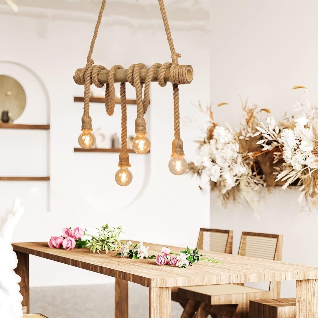 Bamboo Chandelier