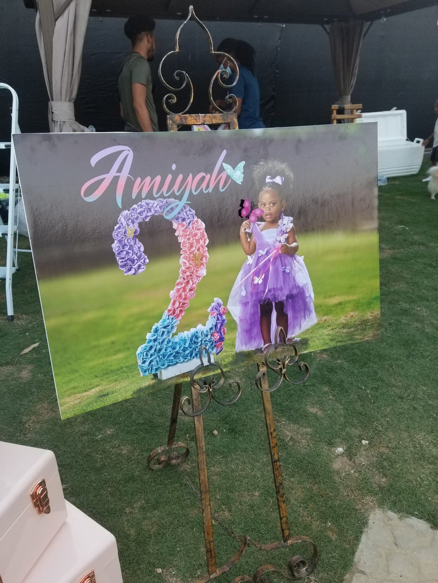 Gold Easel