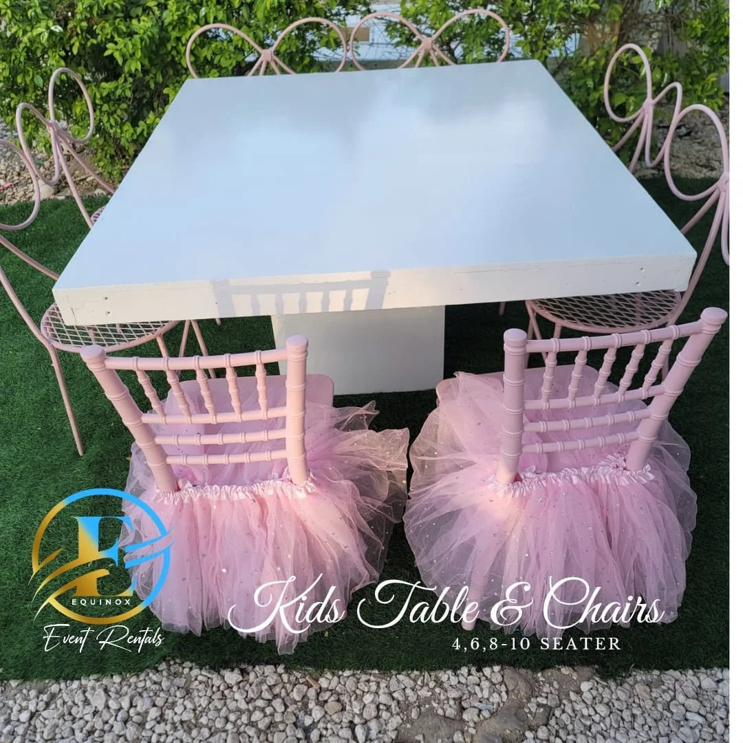 Kids Pink TuTu Chiavari Chair