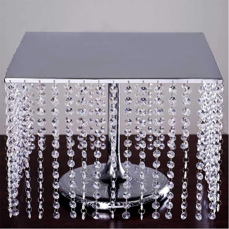 Silver Square Cake Stand