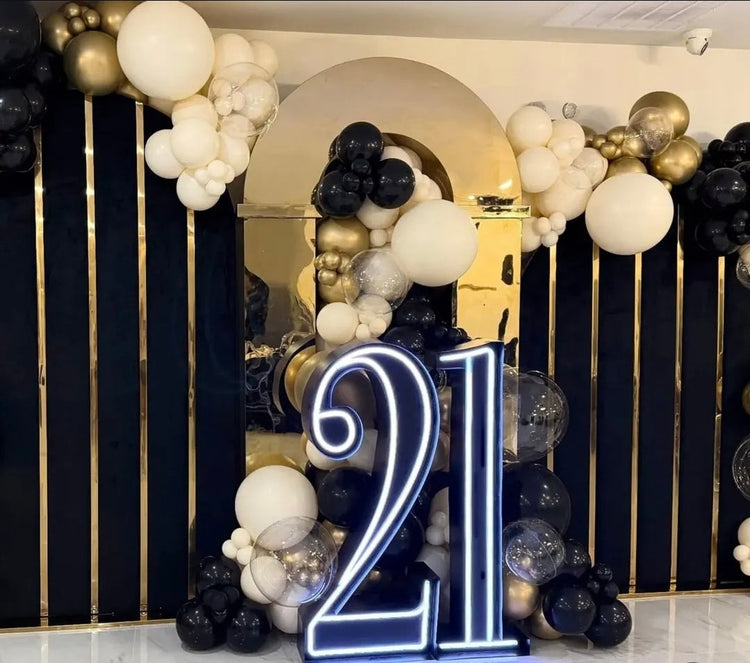 Black LED Numbers Collection