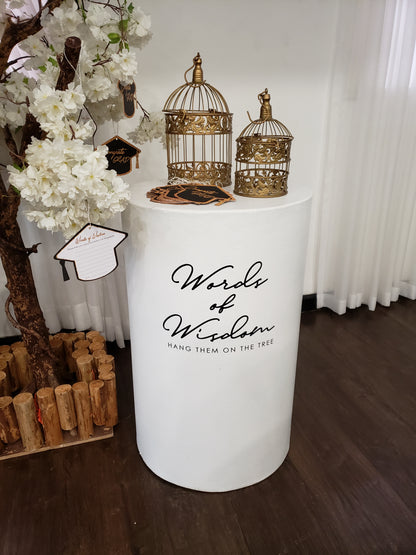 Cylinders Cake Table