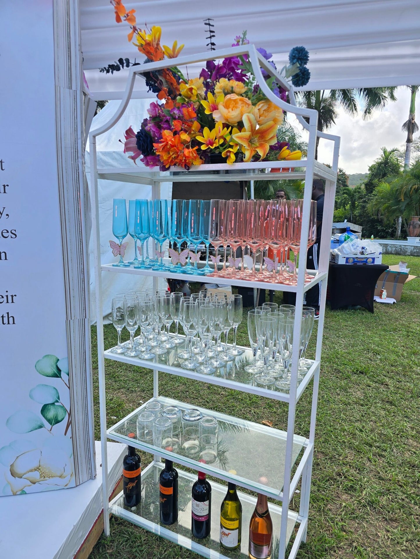 White Display Stand