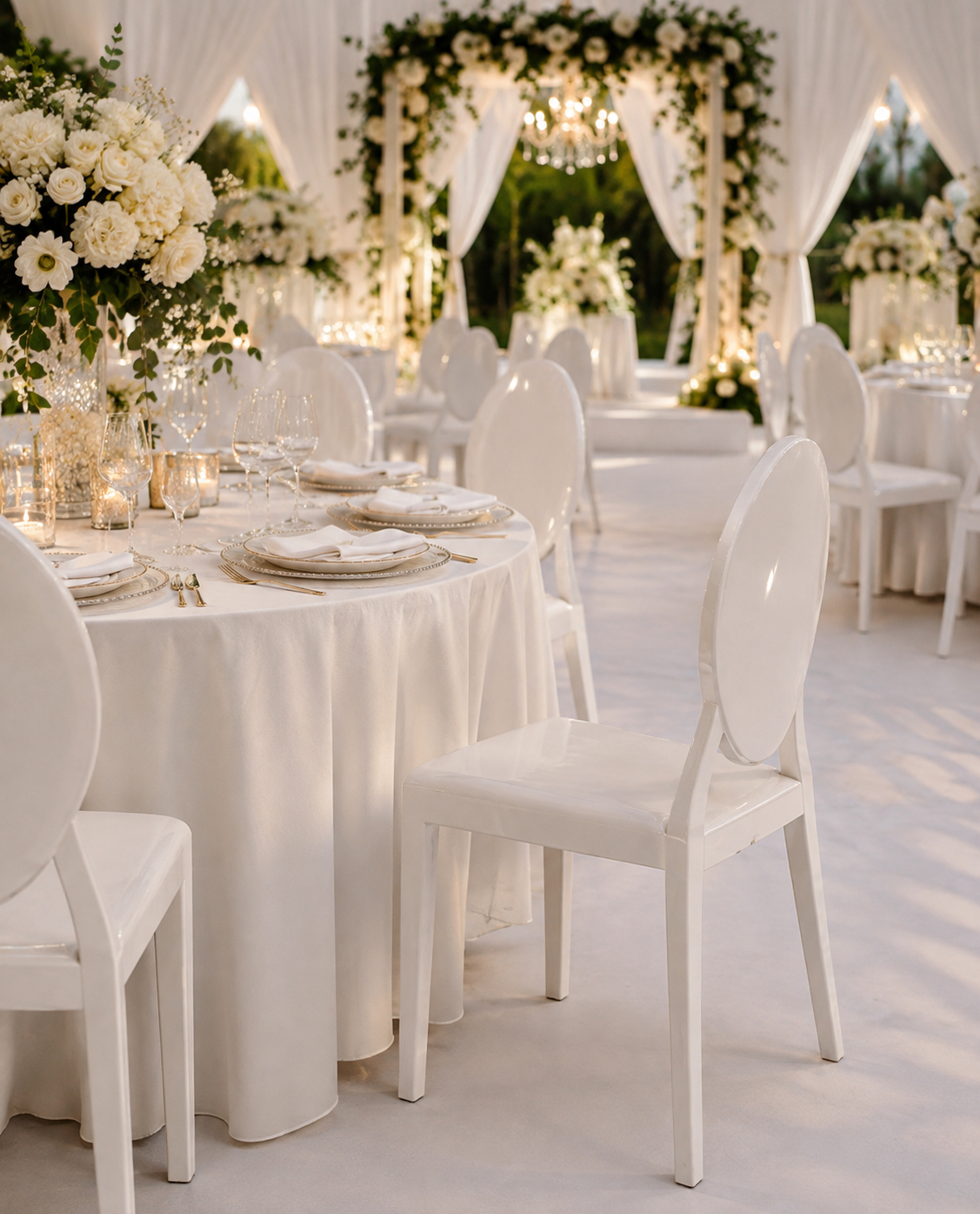 Acrylic Chair (White)