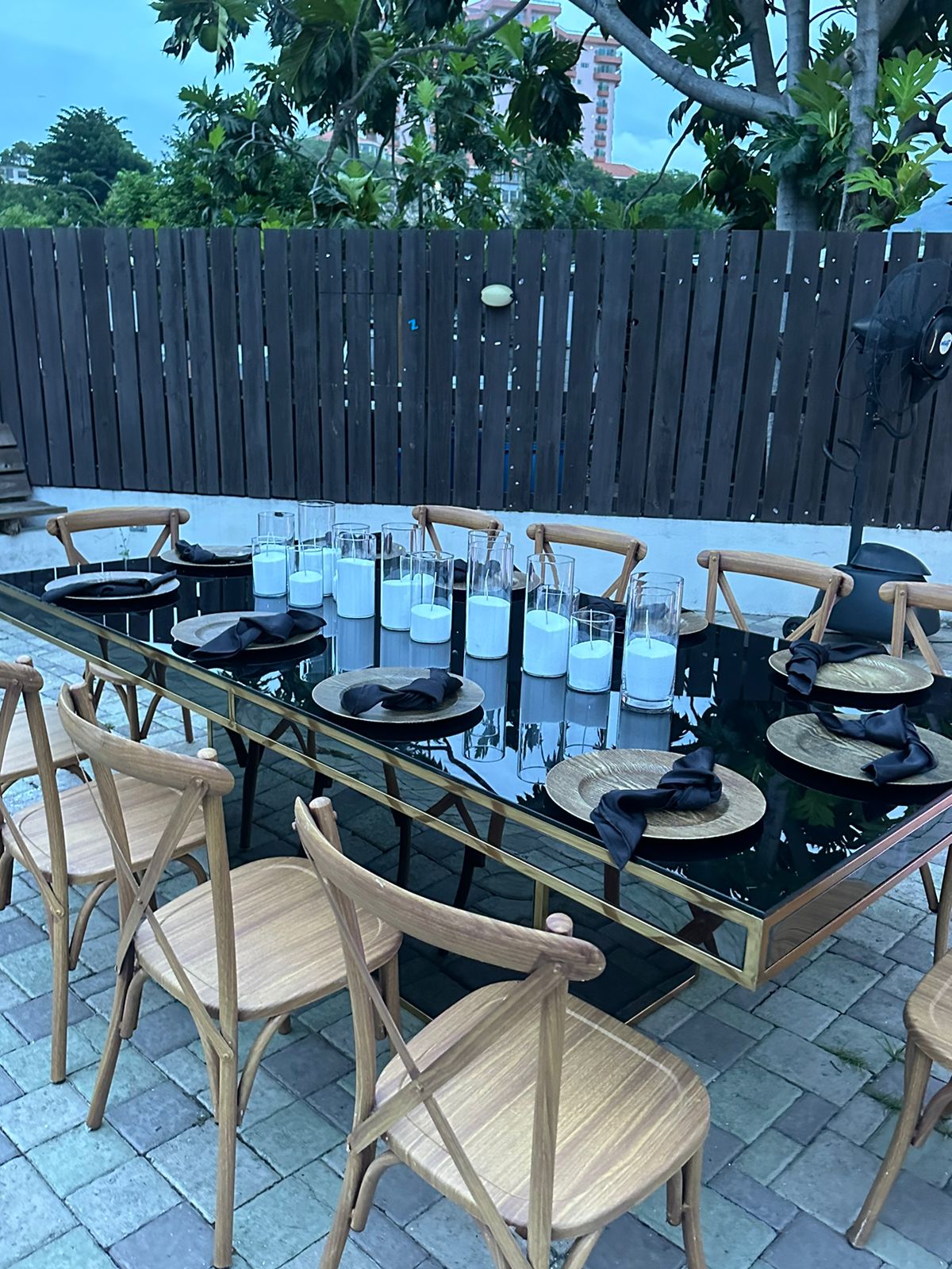 Alexandria Black Table