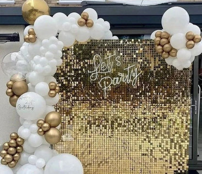 Gold Shimmer Wall Backdrop