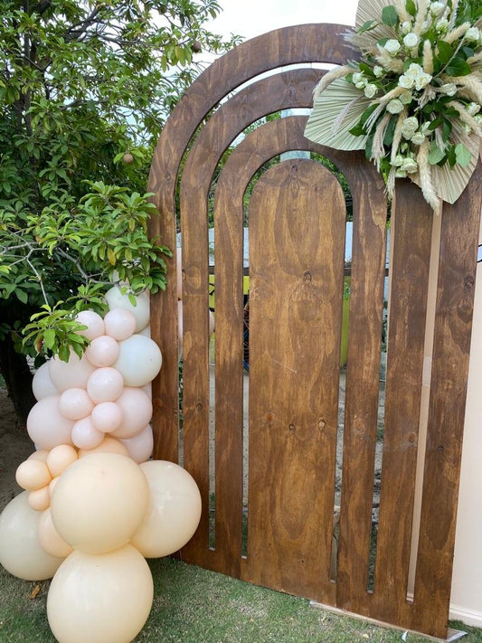 Rustic Rainbow Arch