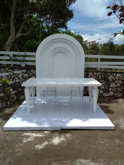 White Leg Table