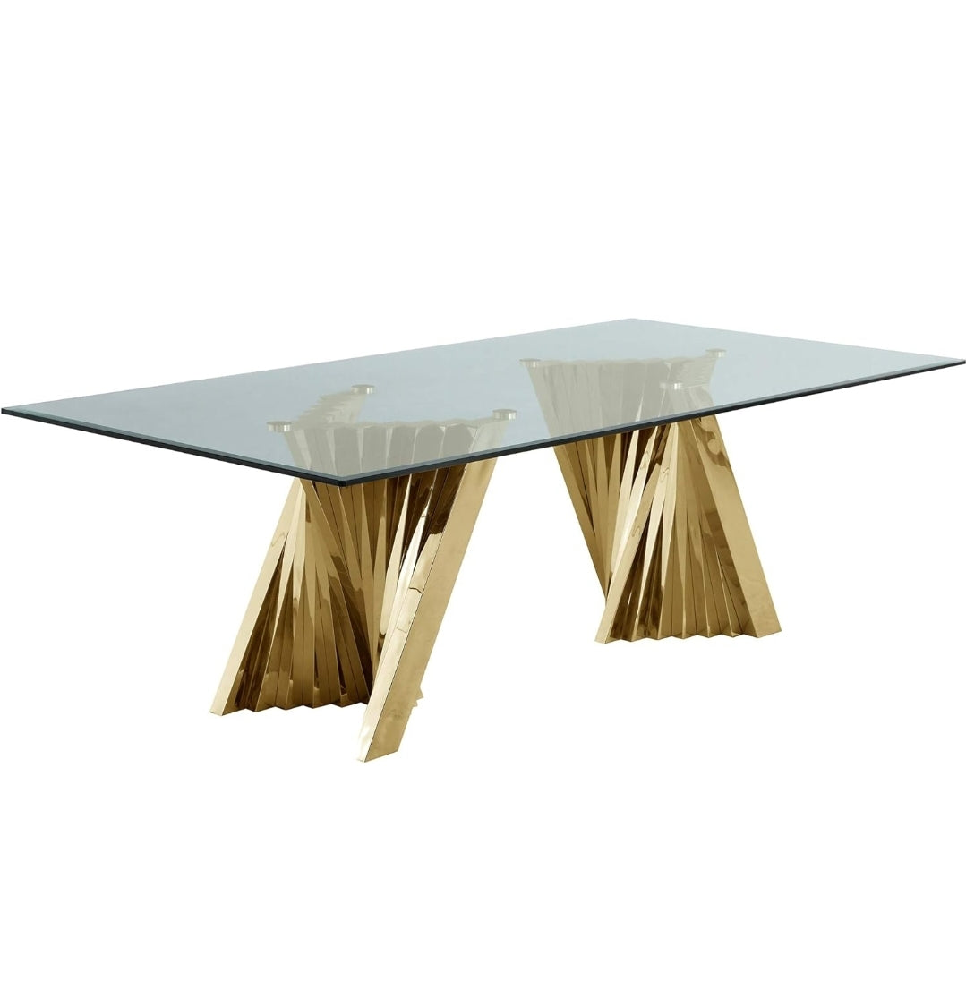 Olympia Glass Top Table