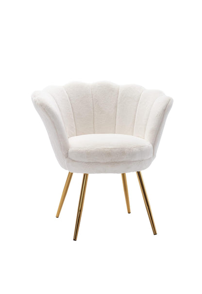 Rose Arm White Sofa