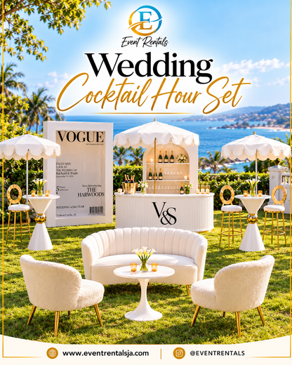 Wedding Cocktail Hour Rental Package | Event Rentals Jamaica