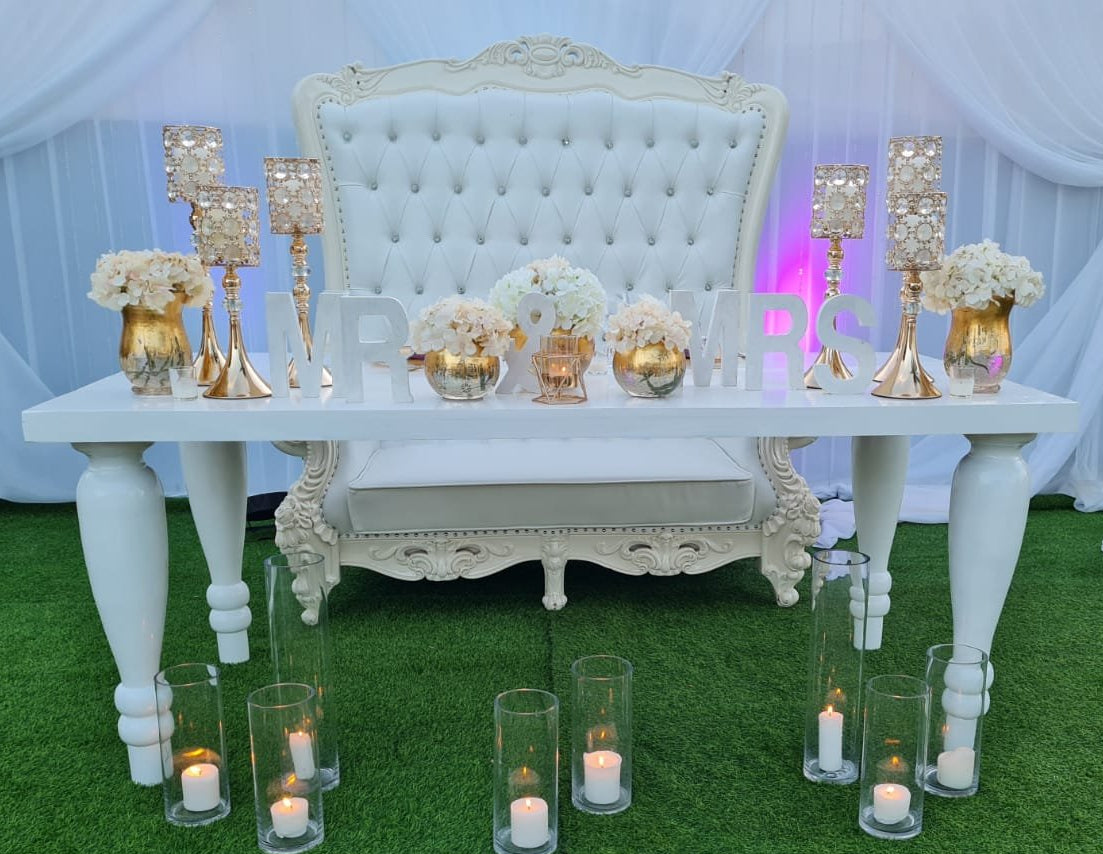 White Leg Table