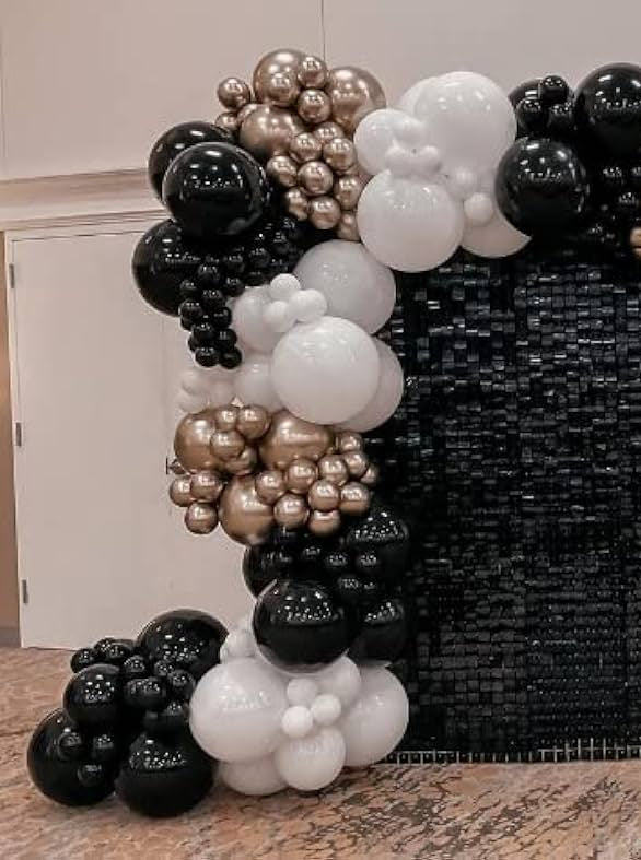 Black Shimmer Wall Backdrop