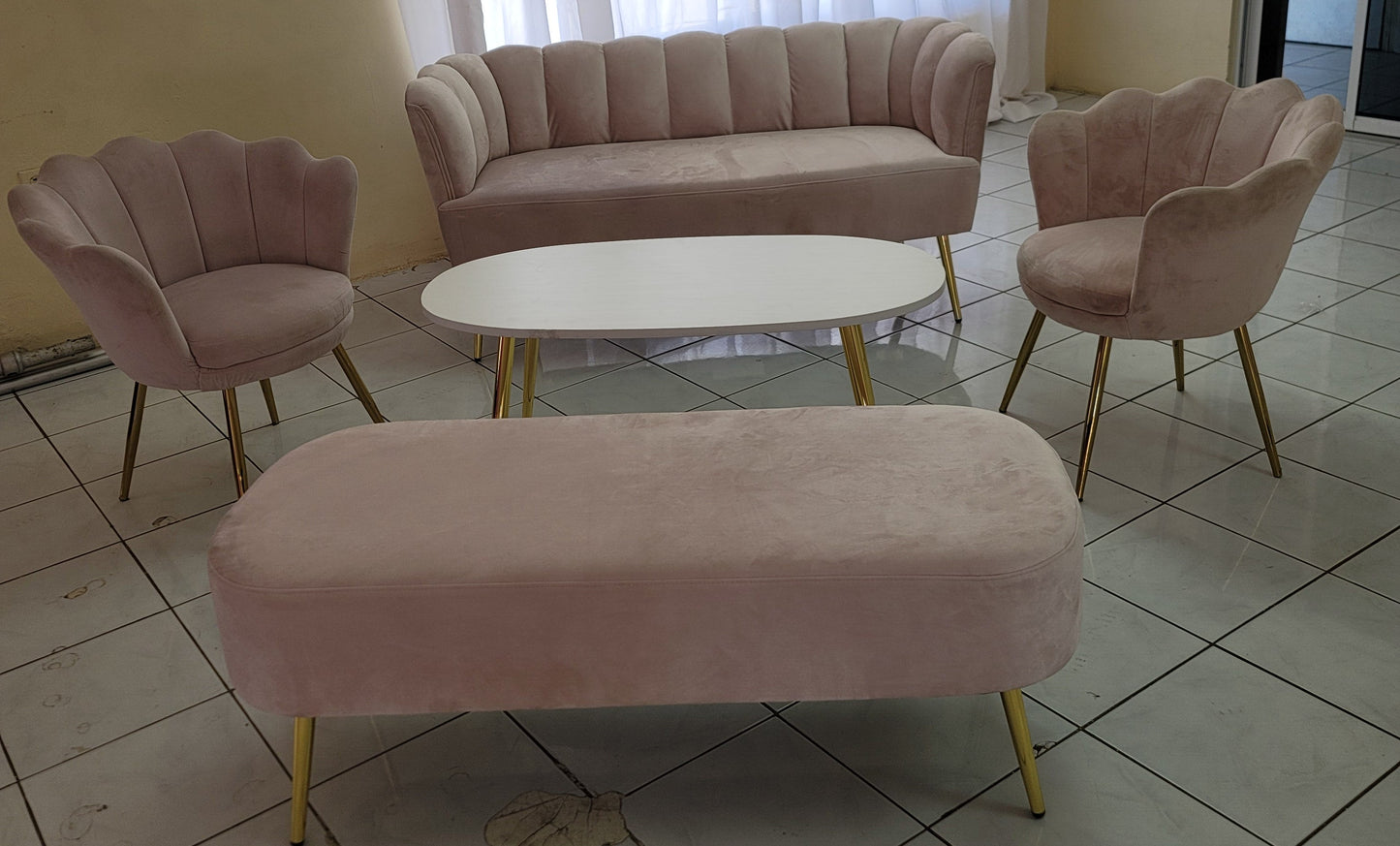 Amy Blush Pink Sofa