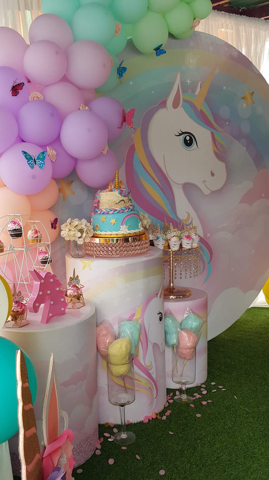 UNICORN BACKDROP SET