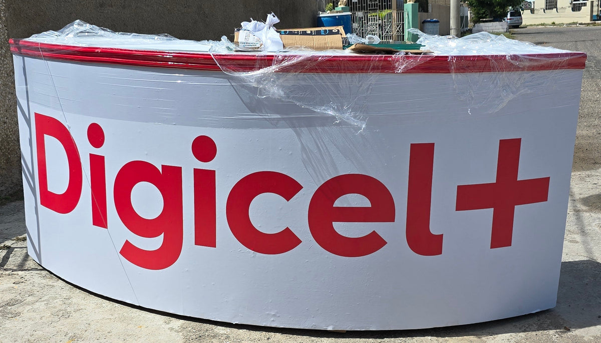 Printed Curve Bar Counter