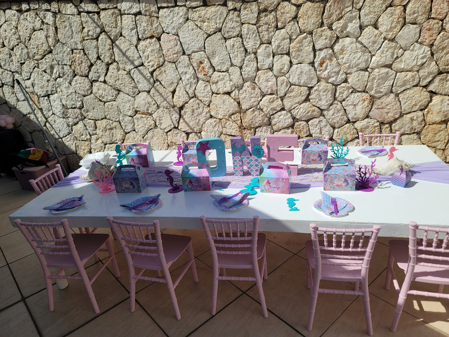 Kids Pink Chiavari Chair
