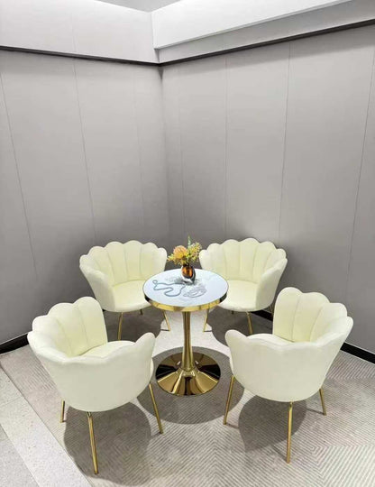 Ivory Velvet Sofa