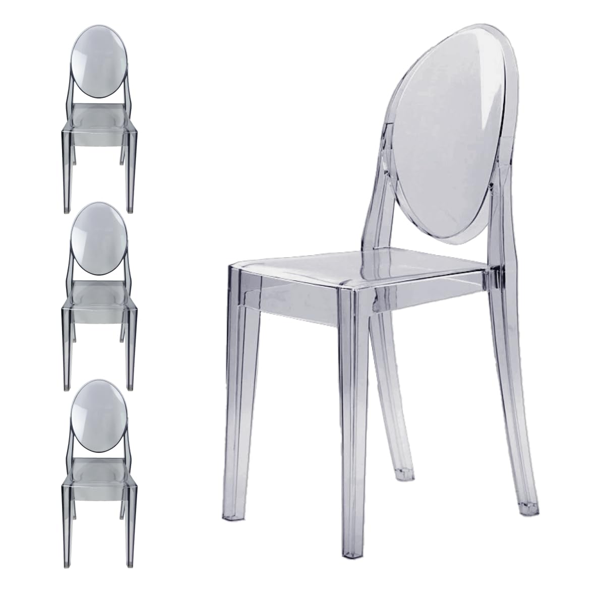 Acrylic Chair (Smoke)