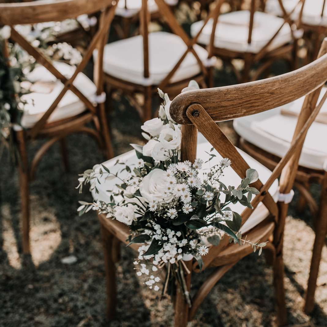 Rustic X Back Chairs