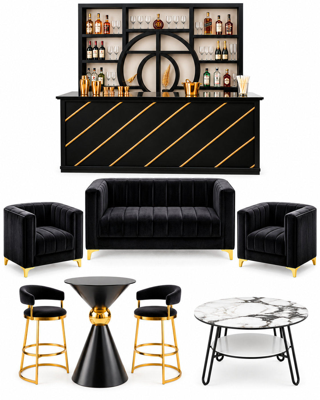 Wedding Cocktail Hour Rental Package | Event Rentals Jamaica