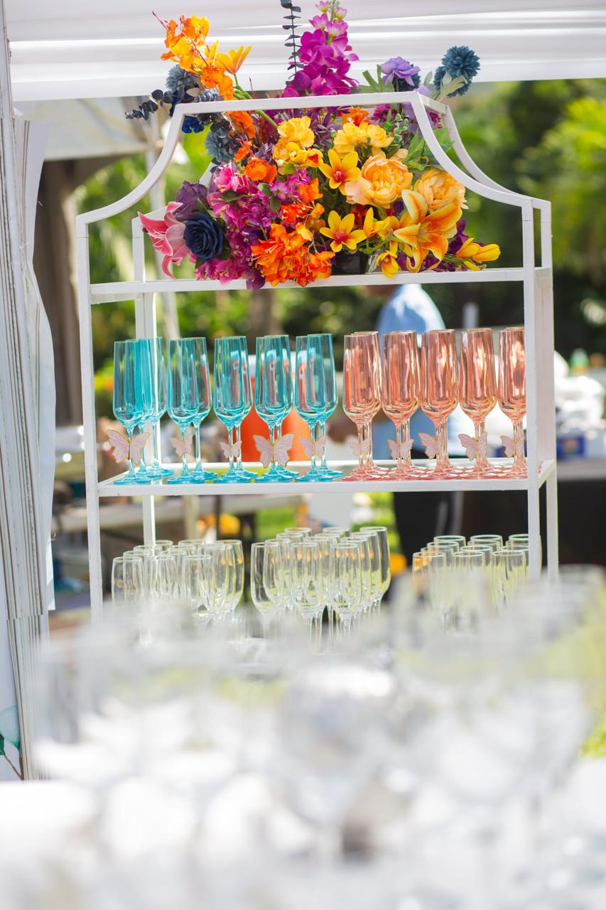 White Display Stand