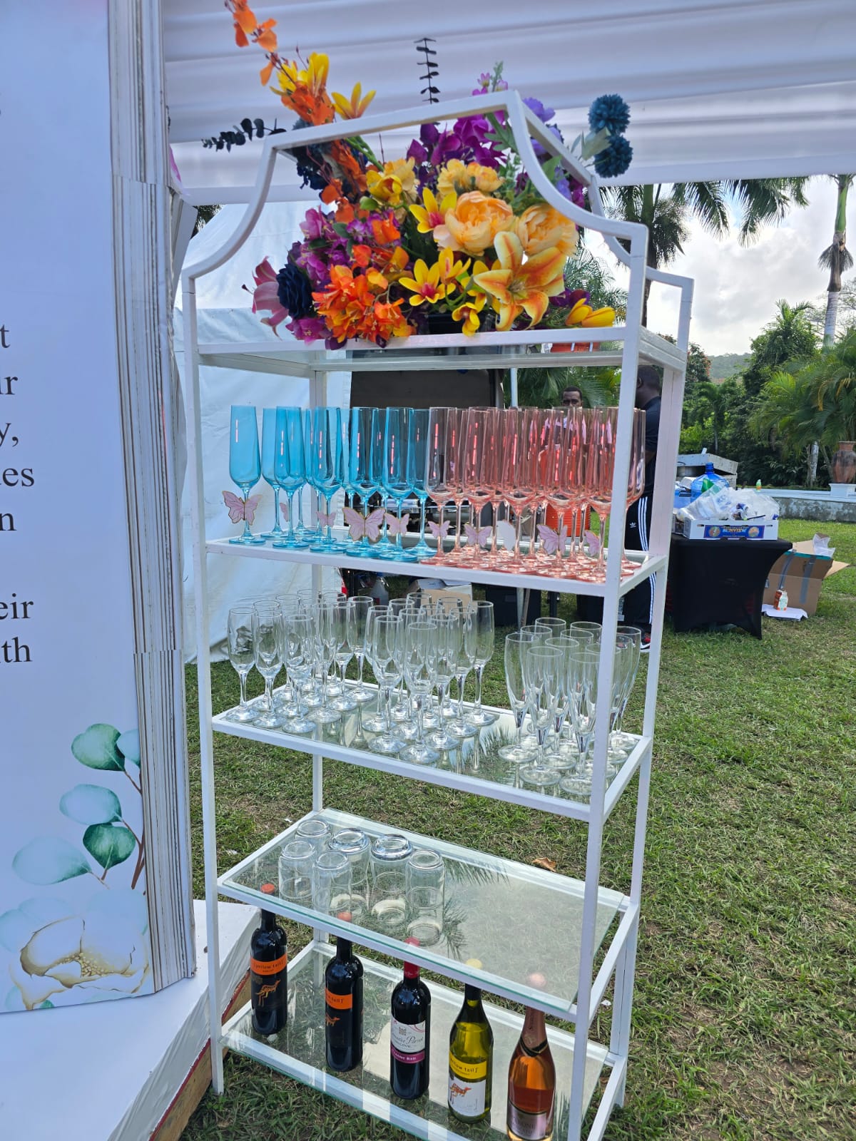 White Display Stand